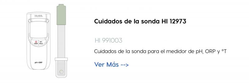 Cuidados de la sonda HI 12973