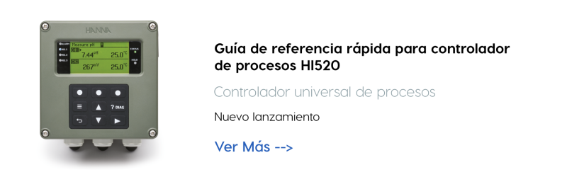Guía de referencia rápida para controlador de procesos HI520