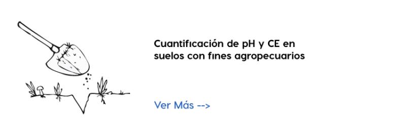 Cuantificación de pH y CE en suelos con fines agropecuarios