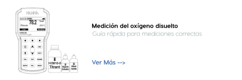 Guía rápida para medición del oxígeno disuelto