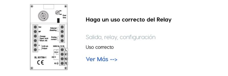 Haga un uso correcto del Relay